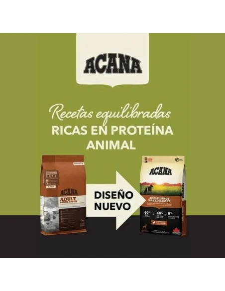 Pienso para Perro Adulto ACANA de Raza Grande 17kg|Complementos para aves