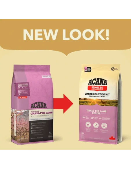 Pienso para Perro Adulto ACANA Grass Fed Lamb Cordero 17kg|Complementos para aves