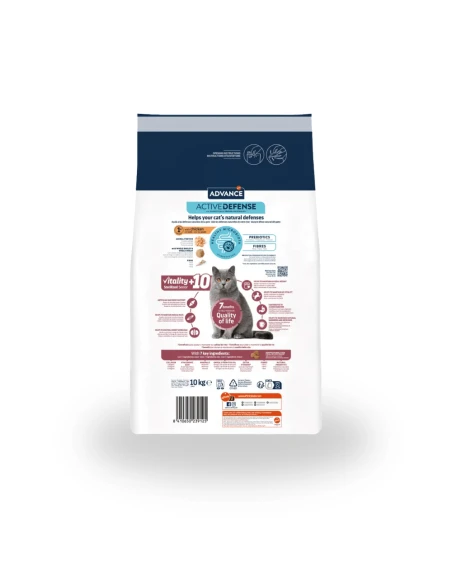 Comida para Gato Esterilizado ADVANCE Sterilized de mas de 10 Años 1,5kg|Complementos para aves
