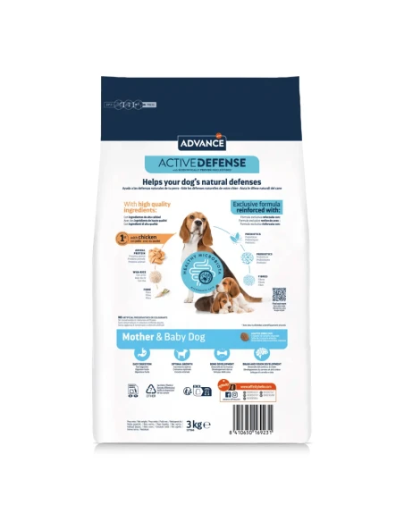 Pienso para Perro Cachorro ADVANCE Puppy Protect Inicial 3kg|Complementos para aves