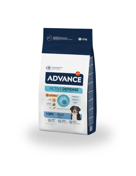 Pienso para Perro Adulto Maxi ADVANCE Light de Pollo y Arroz 12kg