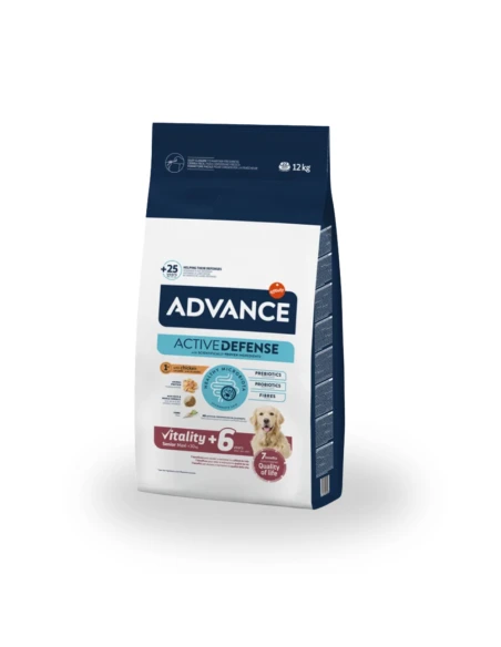 Pienso para Perro Adulto Maxi ADVANCE Senior de Pollo y Arroz 12kg