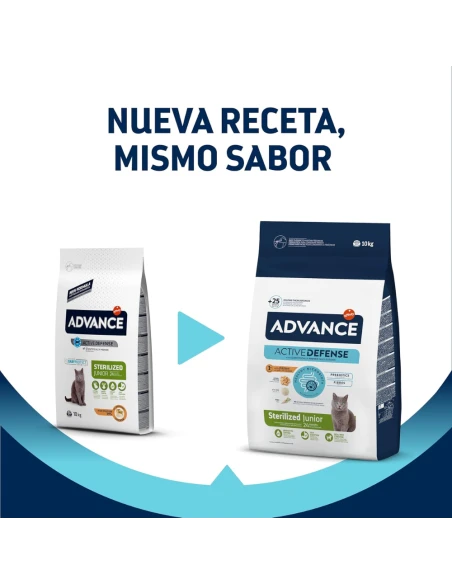 Comida para Gato Joven Esterilizado ADVANCE Sterilized 1,5kg|Complementos para aves