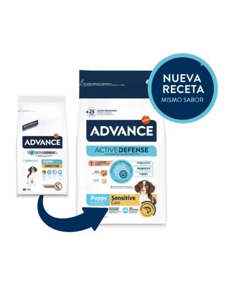 Pienso para Perro Cachorro ADVANCE Puppy Sensitive 12kg|Complementos para aves