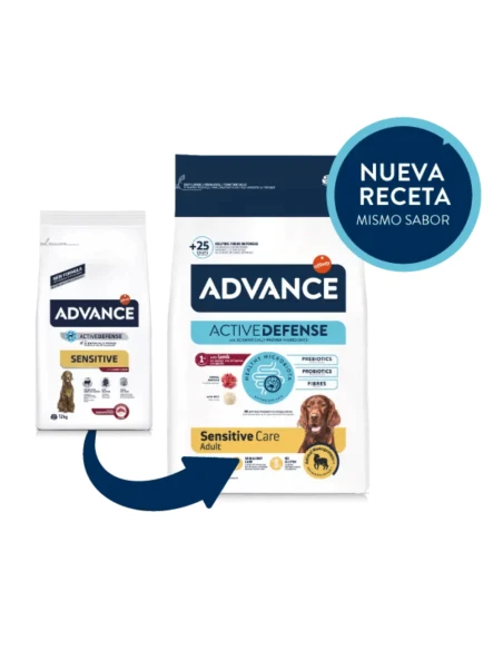 Pienso para Perro Med/Maxi ADVANCE Sensitive Cordero y Arroz 3kg