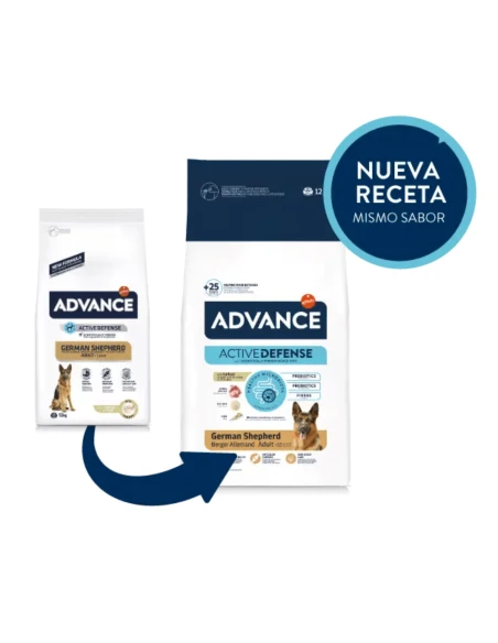 Pienso para Perro ADVANCE German Sheperd 12kg|Complementos para aves