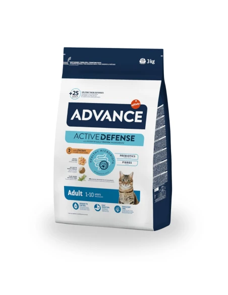 Comida para Gato ADVANCE Pollo y Arroz 1,5kg|Complementos para aves