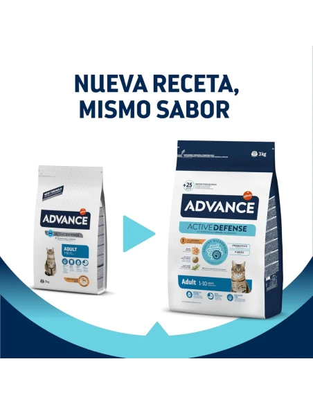 Comida para Gato ADVANCE Pollo y Arroz 1,5kg|Complementos para aves