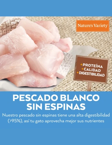 Comida para Perro Adulto Med/Max NATURES VARIETY Healthy Grain de Pescado Blanco 10kg