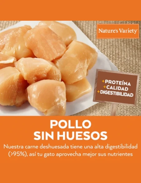 Comida para Perro Adulto Med/Max NATURES VARIETY No Grain de Pollo 3kg|Complementos para aves