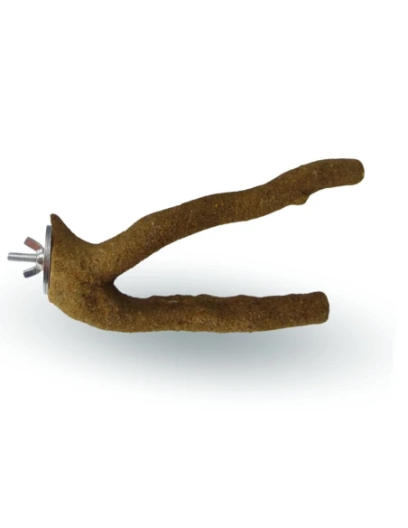 Percha Natural en forma de Y para Uñas JAVA TREE SStone y Branch Nat Large|Complementos para aves