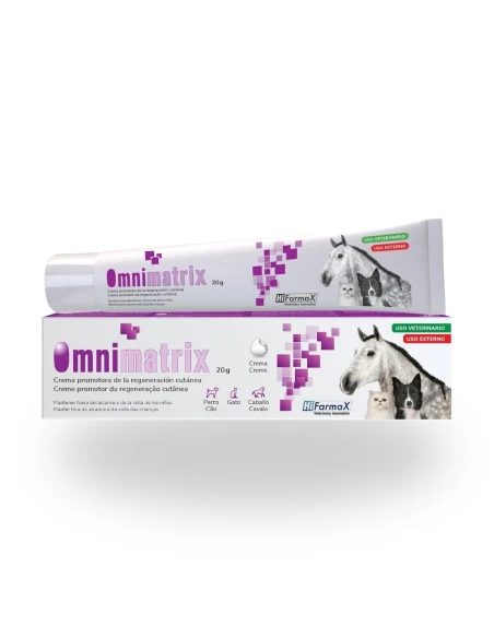 Pomada Cicatrizante para Animales HI FARMAX Omnimatrix 60gr|Complementos para aves