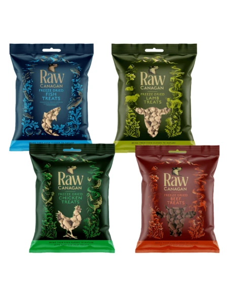 Snacks Naturales para Perro CANAGAN RAW de Pescado Liofilizado 20gr