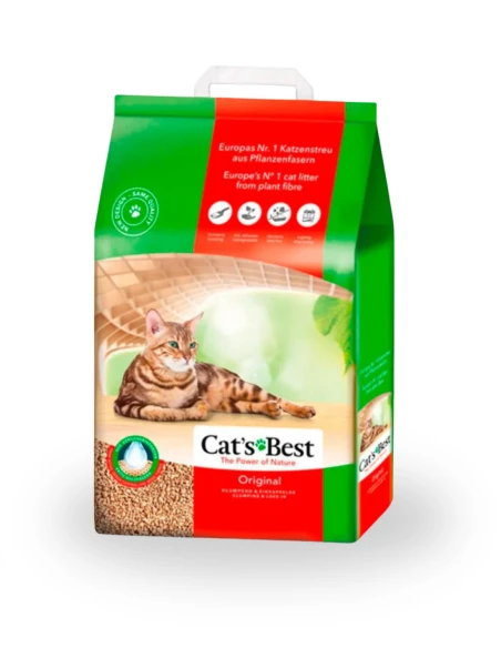 Arena para Gatos CATS BEST Original Lecho Vegetal 4,3kg