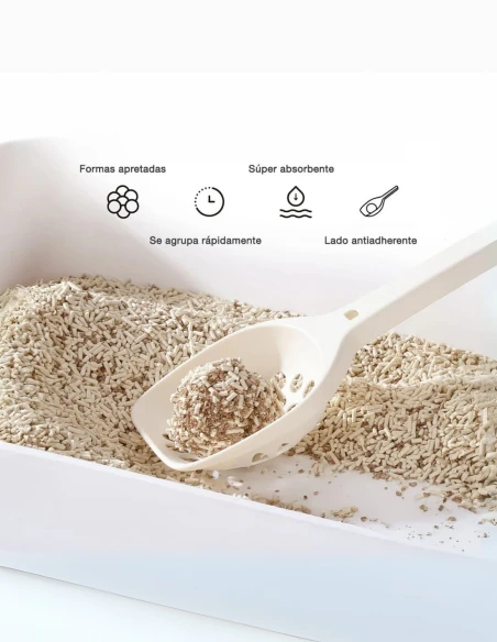 Arena para Gato de Tofu YOMMY Olor Limon 6L