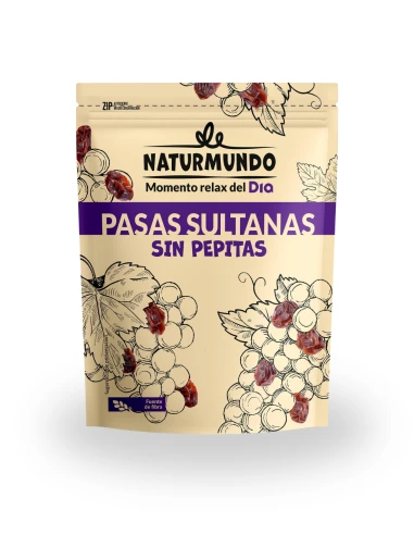 Pasas Sultanas NATURMUNDO Sin Pepitas 200gr