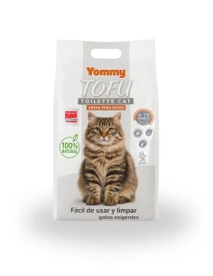 Arena para Gato de Tofu YOMMY Olor Manzana 6L