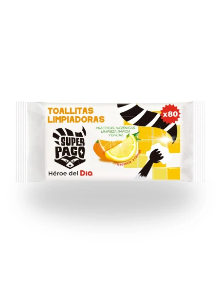 Toallitas Limpiadoras Multiusos SUPER PACO 80 uds|Complementos para aves