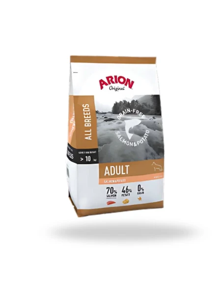 Pienso ARION Grain Free Salmón y Patata 3 kg – Perro Pequeño