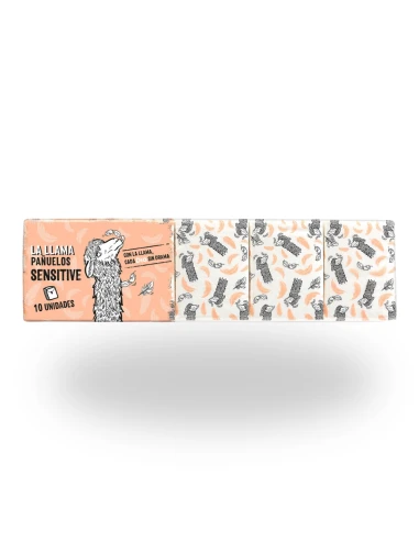 Pañuelos Pocket Sensitive LA LLAMA 10 uds.