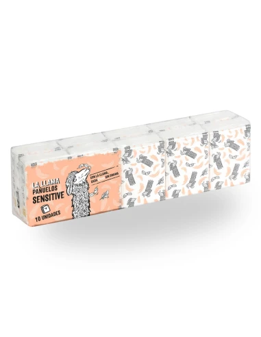 Pañuelos Pocket Sensitive LA LLAMA 10 uds.
