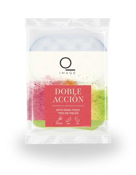Esponjas de Baño Exfoliante Suave IMAQE Doble Accion 2 unidades