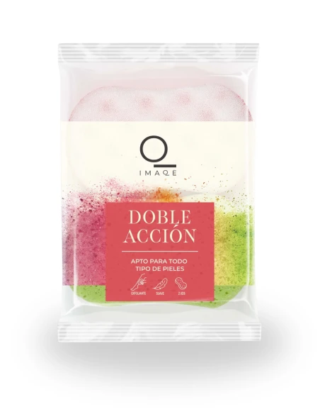 Esponjas de Baño Exfoliante Suave IMAQE Doble Accion 2 unidades