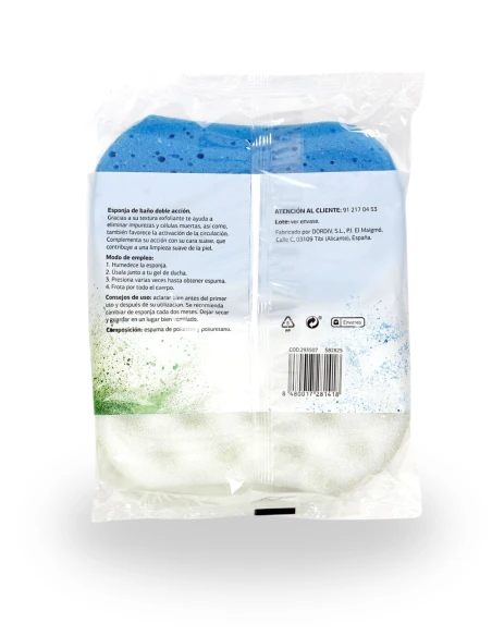 Esponjas de Baño Exfoliante Suave IMAQE Doble Accion 2 unidades