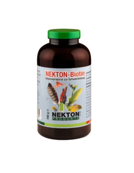 Nekton Biotin 700 gr estimula el crecimiento del plumaje