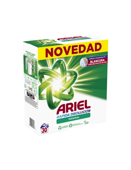 Ariel Detergente en Polvo 30 Lavados