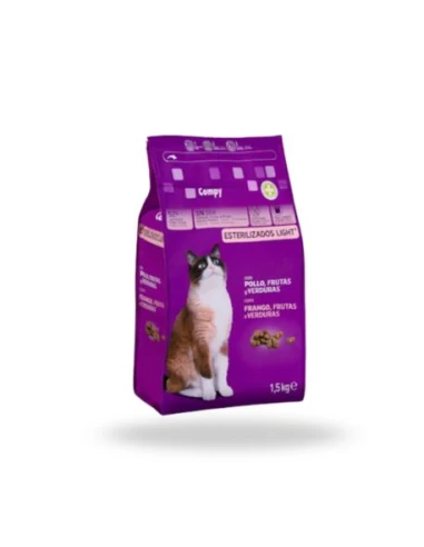 Compy Gato Adulto Esterilizado Light Pollo | 3-20 kg