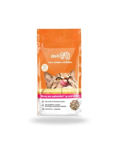 Comida para Gatos con Salmón y Atun DELIGATO 1,5kg