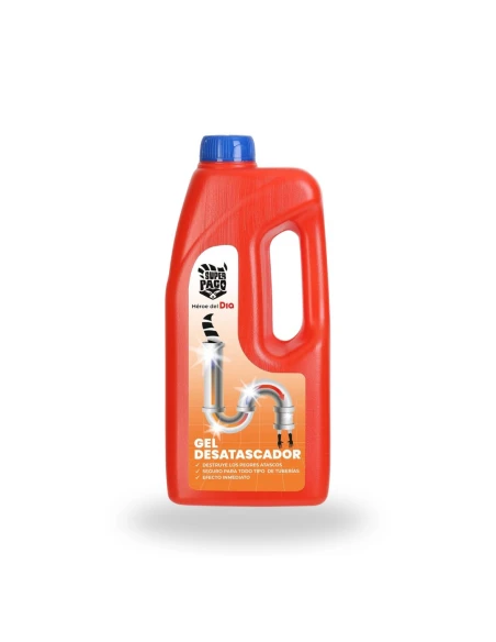 Gel Desatascador para Tuberías SUPER PACO 1L