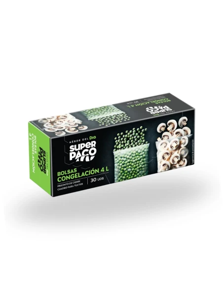 Bolsas de Congelación SUPER PACO 4L Caja de 30 unidades