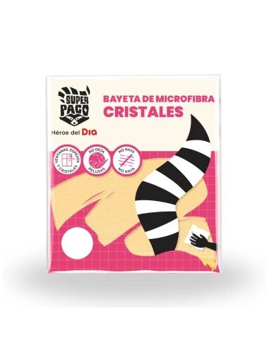 Bayeta de Microfibra Cristales SUPERPACO 1 ud