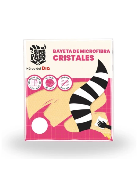 Bayeta de Microfibra Cristales SUPERPACO 1 ud