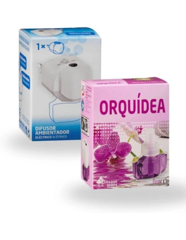 Ambientador Eléctrico Orquídea + Difusor – Recambio 25 ml