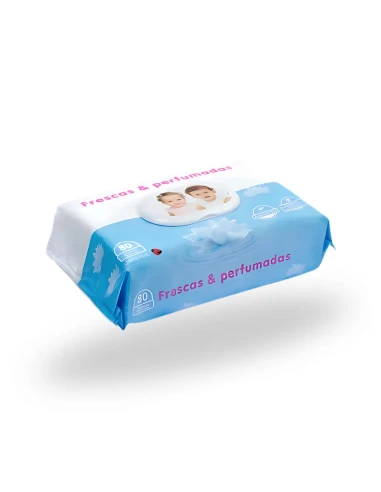 Toallitas Bebe DELIPLUS frescas y Perfumadas 80 uds