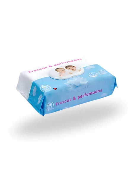 Toallitas Bebe DELIPLUS frescas y Perfumadas 80 uds