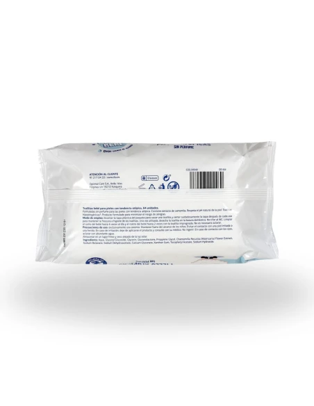 Toallitas para Bebes con Piel Atopica PLANETA BEBE 64uds