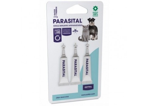 Parasital Pipettes Repellents Cats and Dogs 3uds