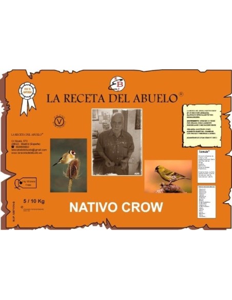 La receta del abuelo NATIVO CROW: 7 kg