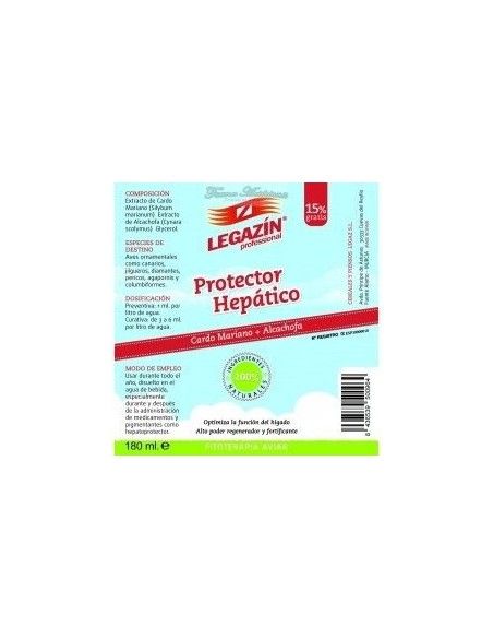 Protector Hepatic Legazin (milk Thistle + artichoke)