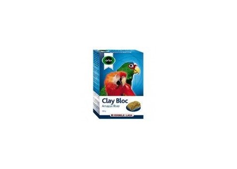 Versele Laga Orlux Amazon 550g Clay Mineral Block for large parakeets and parrots.