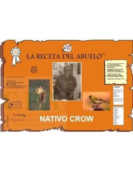 La receta del abuelo NATIVO CROW 1 kg