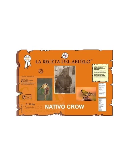 La receta del abuelo NATIVO CROW 1 kg