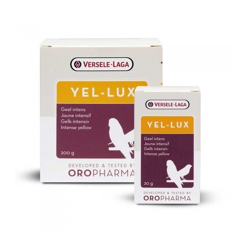 Versele-Laga Yel-lux (colorante amarillo). Oropharma 200gr