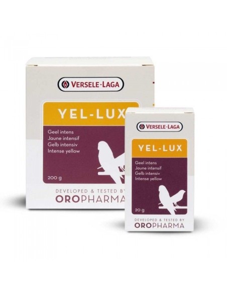 Versele-Laga Yel-lux (colorante amarillo). Oropharma 200gr