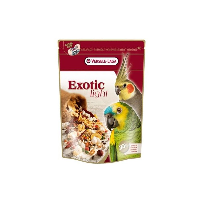 Versele laga Exotic Light Food for parrots with popcorn, 750 g