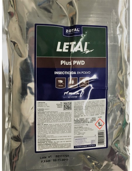 Letal Plus. Insecticida microgránulo. bolsa 1 kg